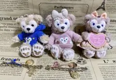 ダッフィー ・ シェリーメイ ぬいぐるみキーホルダー