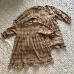 サマンサモスモス　ラーゴム　姉妹　フォーマルワンピース