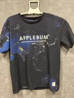 APPLEBUM Tシャツ 地球柄 総柄 Lサイズのサムネイル