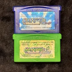 ポケモン GBA サファイア リーフグリーン