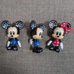 (260824-15) ディズニー ミッキー＆ミニー キーホルダー 3点セット