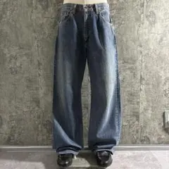 90s LEVI’S 504 selvedge wide jeans W31