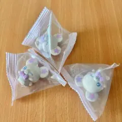 3個セット ぷちきゅあ　プチっとすわりマス　マスコット モフルン
