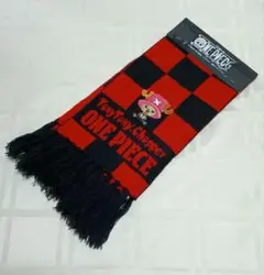 ワンピース　マフラー　チョッパー　ONE　PIECE　赤　黒