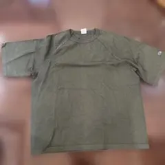 Champion T1011 ヘビーウェイト Tシャツ X-LARGE オリーブ