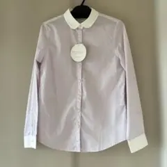 earth ラベンダーピンク長袖シャツ S シャキシャキシャツ