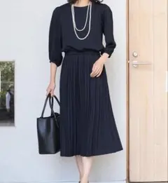 エニィスイス パールボタン 半袖 ブラウス スカートセット XL - メルカリ