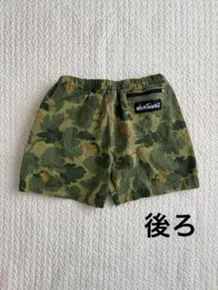 WILD THINGS カモフラ リーフ柄 ショートパンツ XS