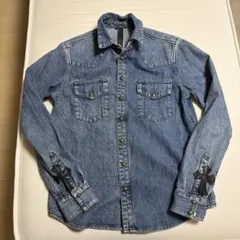 美品】chrome hearts ルーズエンドデニムシャツ S クロスパッチ - メルカリ