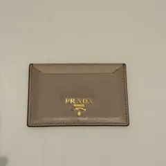 未使用】PRADA ペンケース IC搭載 サフィアーノ シルバー プラダ