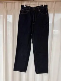 GU ダークブルー デニムパンツ Lサイズ