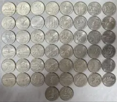 N4379【オーストラリア】20セント 硬貨 古銭 コイン 年号揃い 40枚