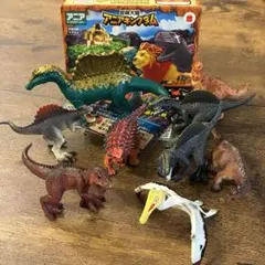 【未使用・美品】恐竜 フィギュア 8種類 9体セット子供 おもちゃ アニア