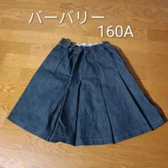 （160A）Burberry London バーバリー デニム ミニスカート