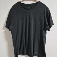 Tシャツ【M】ブラック Calvin Klein 裾ロゴ 海外古着 ユニセックスのサムネイル