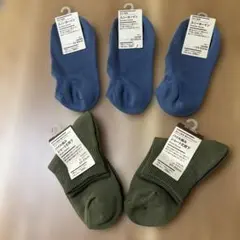 無印良品　靴下　足なり直角スニーカーイン　パイル編みショート丈