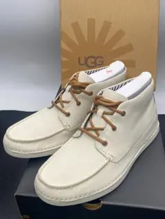 【新品・未使用】UGG CALDWELL レザー レースアップシューズ 箱付