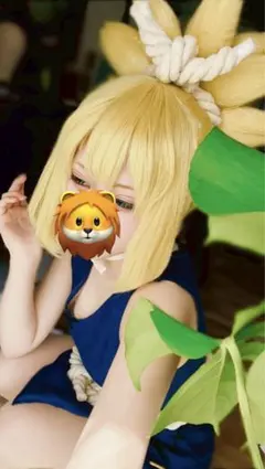 ドクターストーン コハク コスプレウィッグ - メルカリ