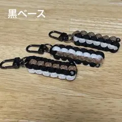 パラコードストラップ ミケ猫風(1個〜)