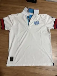 FILA ホワイト ポロシャツ　Lサイズ