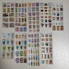 パン・スイーツ・お菓子・飲料 シール セット