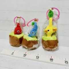ピクミン　引っこ抜きぬいぐるみマスコット ３種セット
