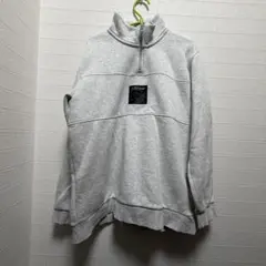 4*o様 adidas ハーフジップ トレーナー グレー
