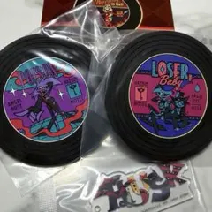 ハズビンホテル 一番くじ レコード風ラバーコースターセット