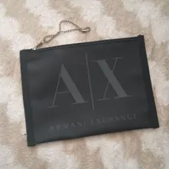 Armani Exchange ブラックポーチ アルマーニ　エクスチェンジ