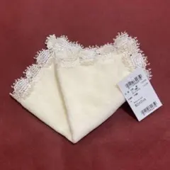 近沢レース☆タオルハンカチ☆ナンタケットコラボ☆クジラ・ベージュ