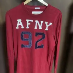 abercro mbie&fitch長袖カットソーサイズ表記M