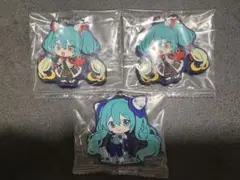初音ミク　ガンダム　ラバーキーホルダー