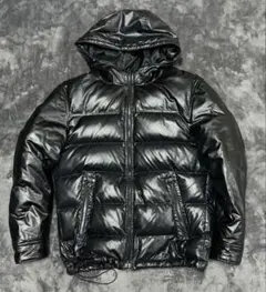 old UNIQLO 00s ダウンジャケット 光沢 y2k 短丈 テック系