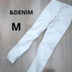 &DENIM スキニーデニム 27 ホワイト