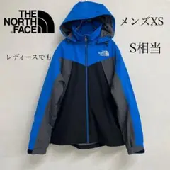 ノースフェイス　HYVENTマウンテンパーカー　ブルー×ブラック