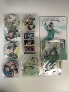 忍たま乱太郎 食満留三郎 アクリルスタンド 缶バッジ まとめ売り