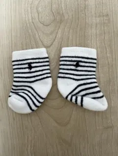 ポロラルフローレン ベビー靴下 ボーダー