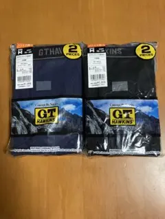 【新品】GTホーキンス ボクサーブリーフ 2枚組　×2セット ブラック ネイビー
