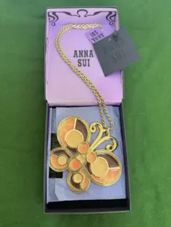 ANNA SUI 蝶モチーフ ネックレス