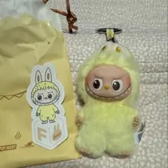 【F】POPMART PIN FOR LOVE ラブブ　 イニシャル