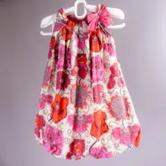 【極美品】センスオブワンダー リバティ バルーン ワンピース 80 お誕生日に◎のサムネイル