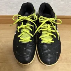 YONEX バドミントンシューズ 黒/黄 25センチ - メルカリ