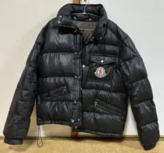 ラ*ル様 MONCLER ブラック ダウンジャケット