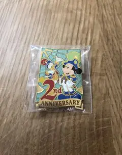 非売品　ディズニーシー2周年　ピンバッジ