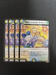 大集合！アカネ&アサギ&コハク　4枚