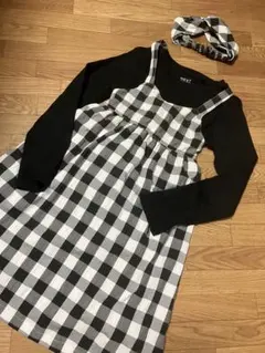 Ciel eternal ギンガムチェックワンピース 子供服 女の子　チュニック