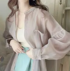 専用　シアーバンドカラービッグシャツ　クラシカルエルフ　Mサイズ