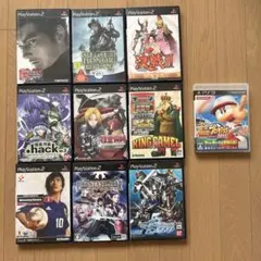 プレステ2 PS2 ソフト9本 + プレステ3 PS3 ソフト1本