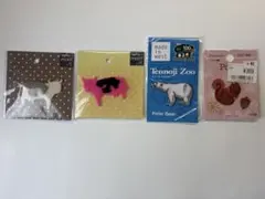 動物ワッペンセット アイロン接着