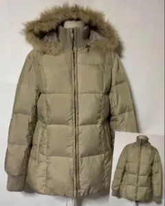 レディース ダウンジャケット／フード取り外し可能／